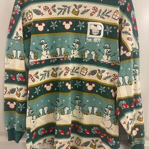 Rare 2022 Disney Parks Spirit Jersey Walt Disney World Holiday Christmas Size XS